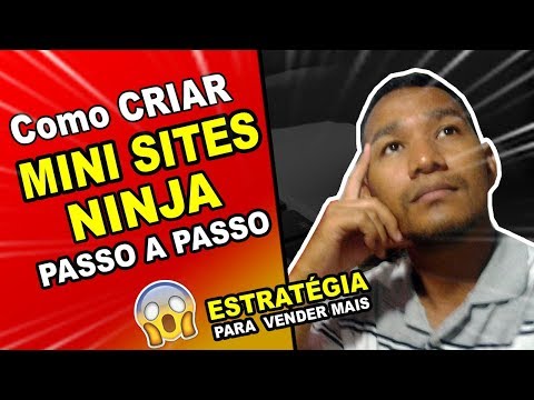 Como Criar MINI SITE Ninja e VENDER todos os Dias Passo a Passo