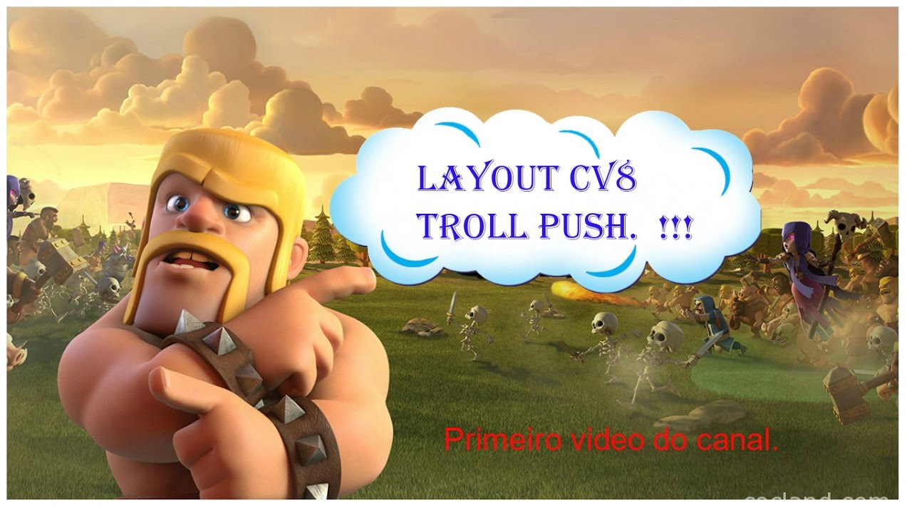 Tutorial montando layout para push troll cv8 #1 - YouTube