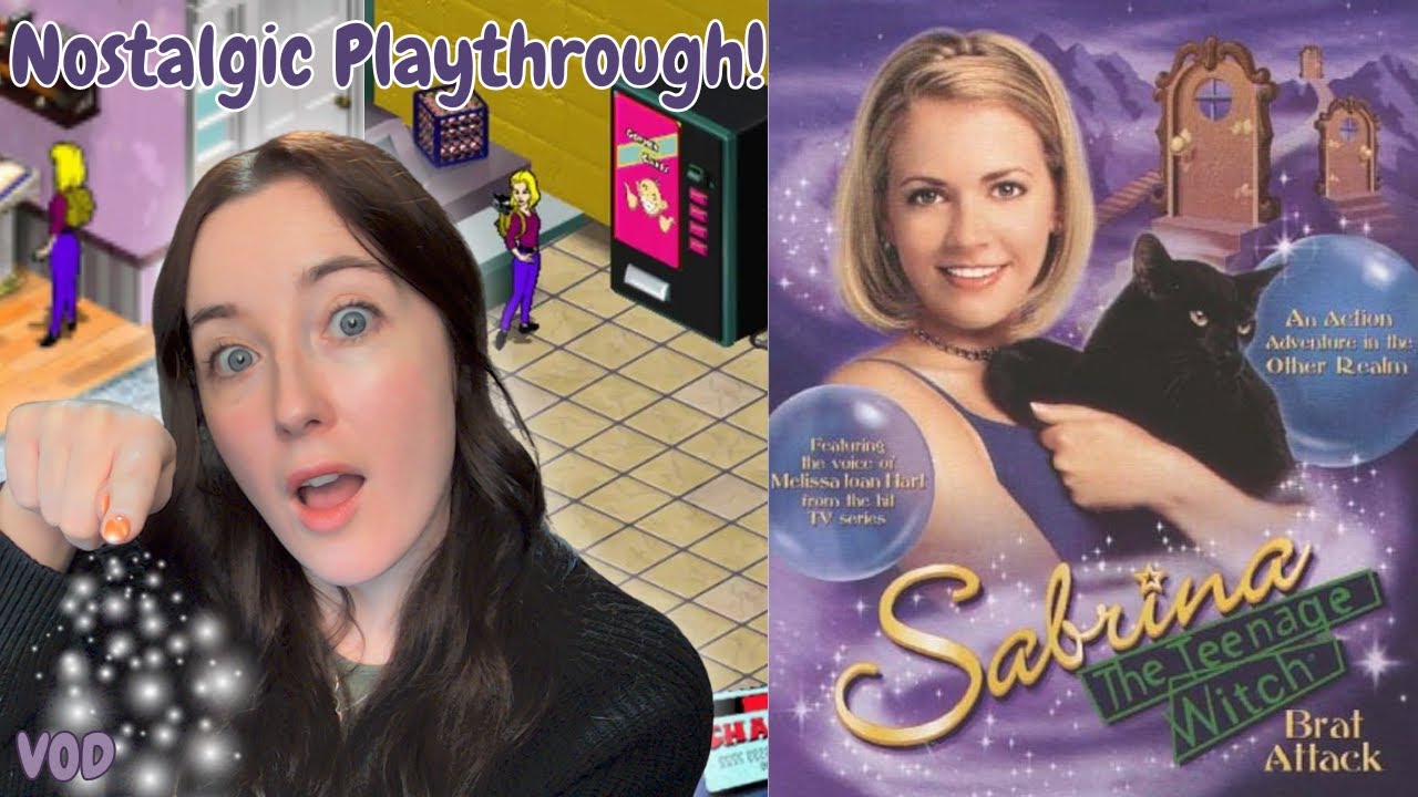 Sabrina the Teenage Witch Brat Attack Game | First Playthrough & 90s Nostalgia