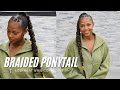 Sleek Braided Ponytail  HOW TO