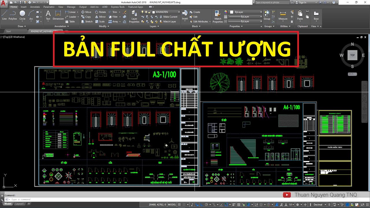 thư viện cad chi tiết gờ phào chỉ kiến trúc New 2022 ✅ Bộ Thư Viện Khung Tên và Đồ Đạc Nội Thất AutoCAD Bản Full đầy đủ ( Thuan Nguyen Quang TNQ)
