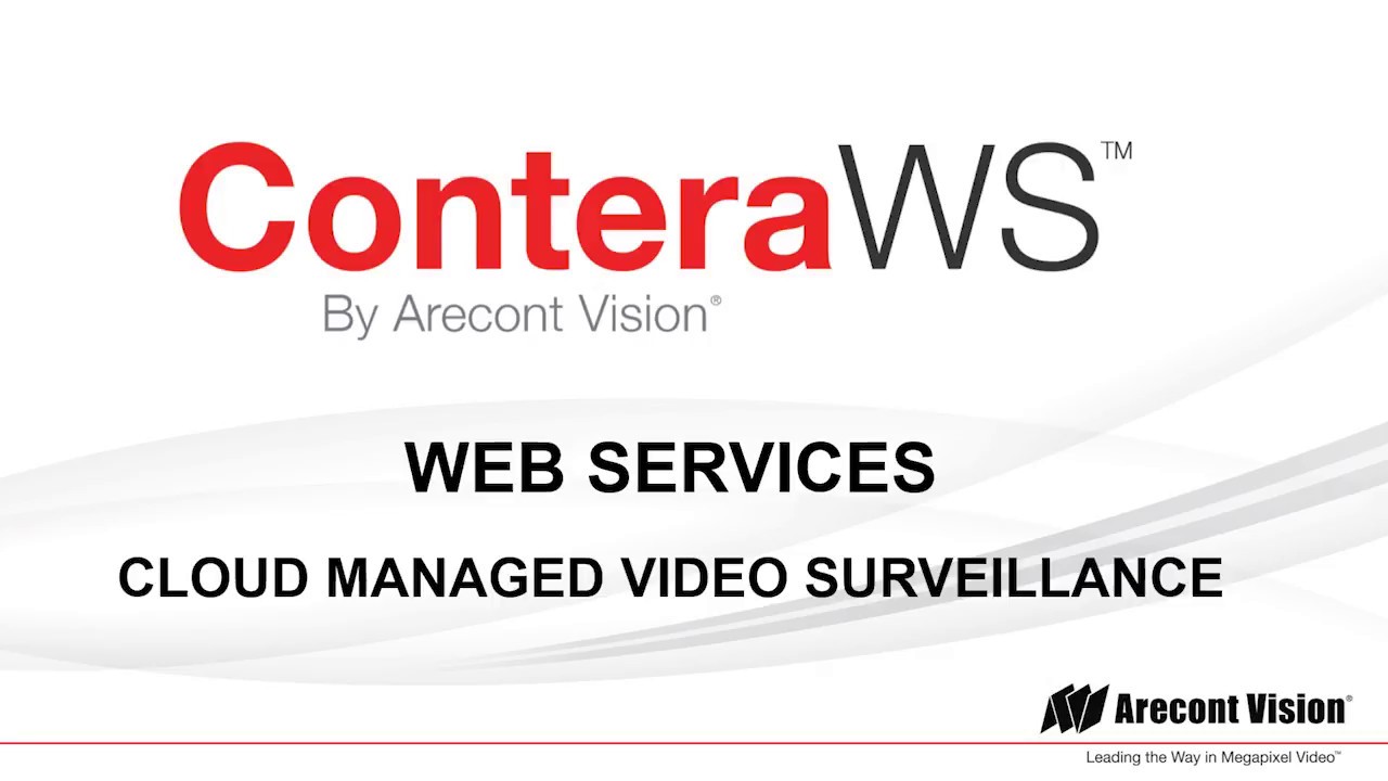 Arecont Vision Contera Total Video Solution Introduction
