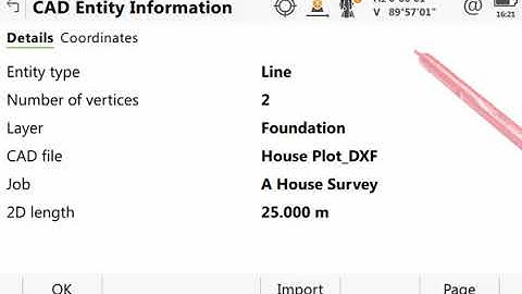 Leica CS20 -DXF files 2nd import method