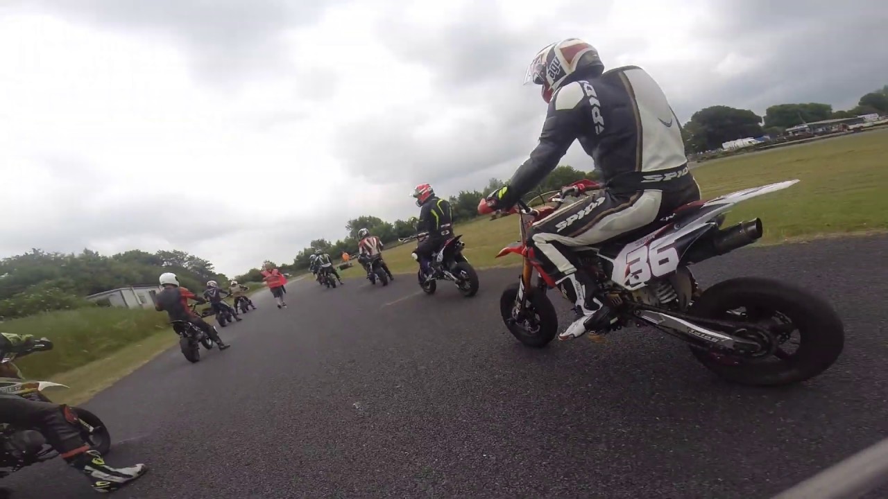 Pitbike Supermoto Racing Athboy Kart Track Irish Minibike Championship ...