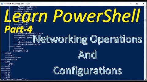 PowerShell - Part 4 | Networking Operations and Configurations | Techno Network