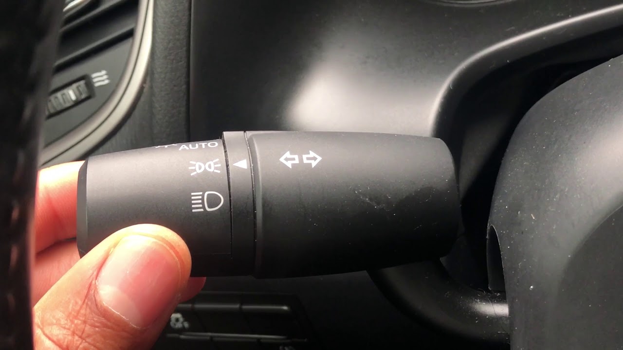 Mazda 3 - How to turn headlights -