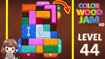 Color Wood Jam Level 44 Solution Walkthrough