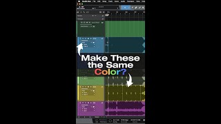 Synchronize Folder and Track Colors #StudioOneMinute #shorts