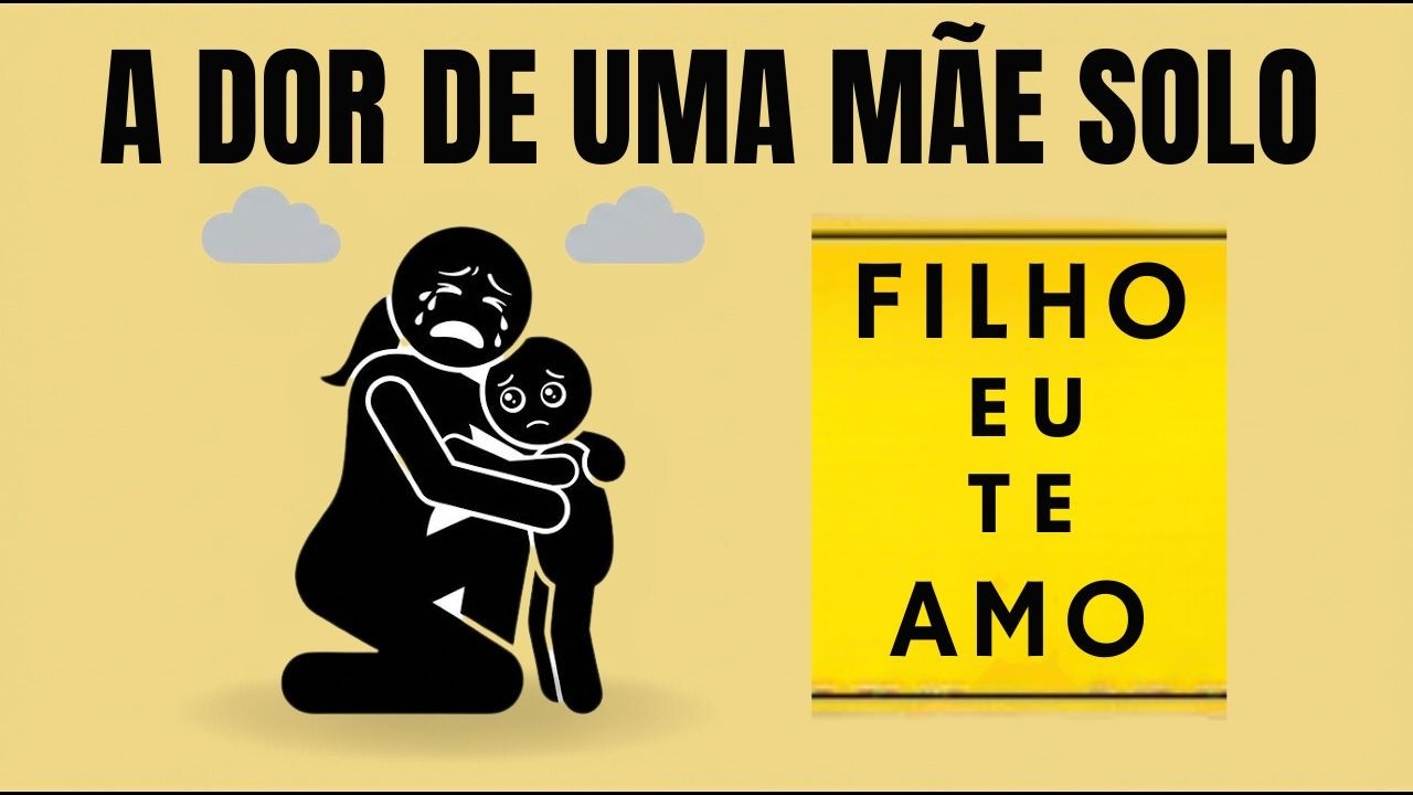 Uma Mãe Que Cuida De Um Filho Sozinha, É carrega uma carga mental invisível