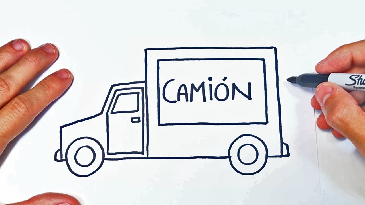 Cómo dibujar un Camion Paso a Paso | Dibujo de Camion - thptnganamst.edu.vn