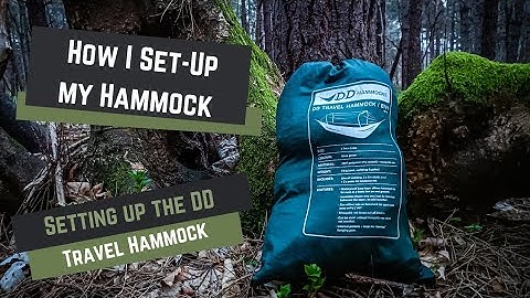 How I Set-Up My HAMMOCK | DD Travel Hammock Set-Up for the OUTDOORS