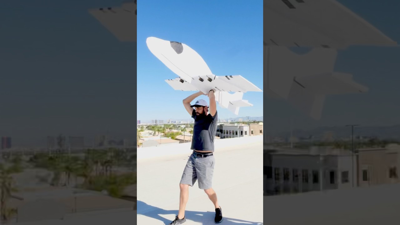World’s 2nd BIGGEST Paper Plane!