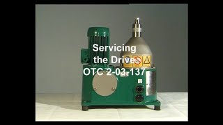 GEA Westfalia OTC 2-03-137 Separator -- Servicing the Drive