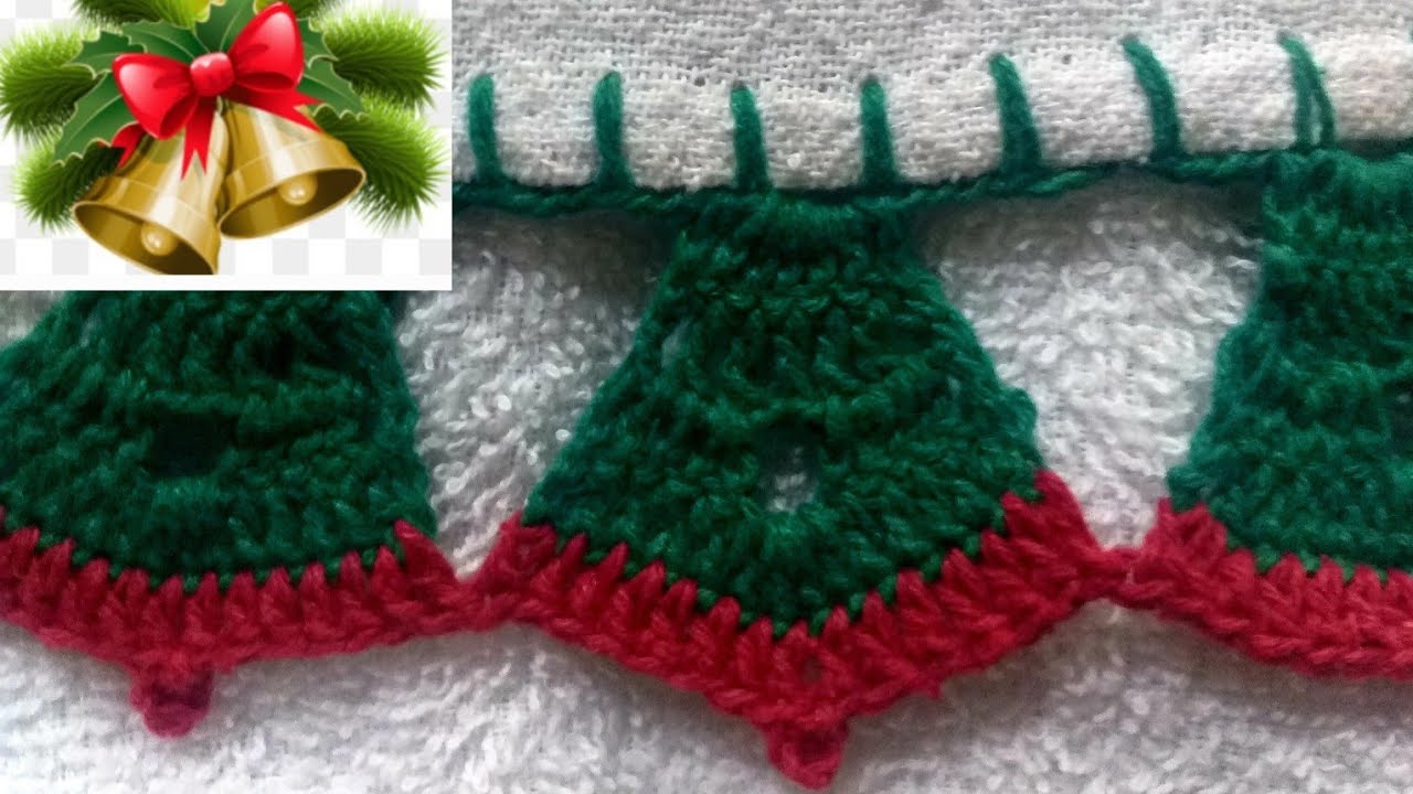 sino de Natal 🎅 bico em croche