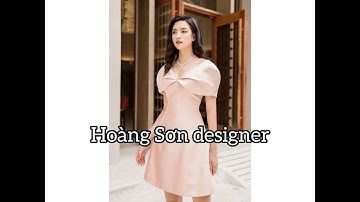 Dạy cắt may cơ bản:hướng dẫn cách cắt đầm cổ tim phối tay liền theo mẫu|Hoàng Sơn designer