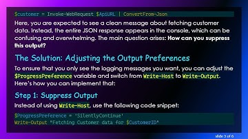 How to Handle Invoke-WebRequest Output in PowerShell for Cleaner Logs