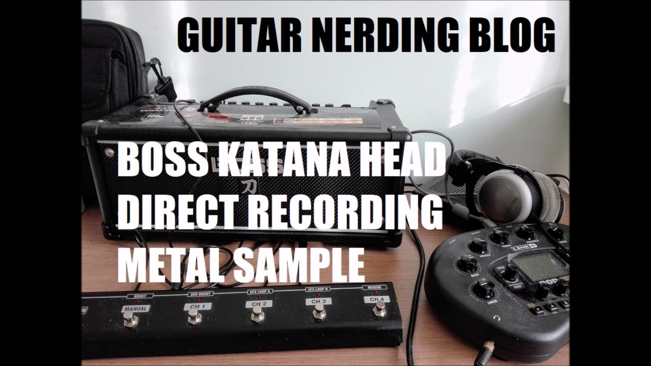 Boss Katana Head - Direct Usb Recording Metal - Guitar ... seymour duncan blackout wiring 
