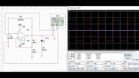 Relaxation Oscillator Multisim Simulation