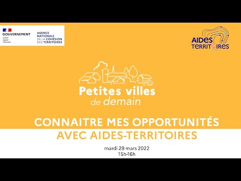 Club des PVD | Décryptage : Connaître mes opportunités avec Aides-territoires