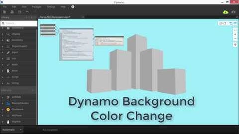 Dynamo Change Color Background
