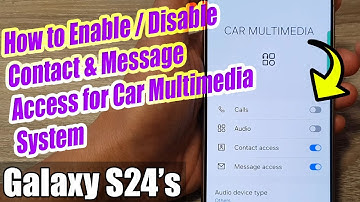 Control Calls & Text Messages in Your Car! Galaxy S24 Bluetooth Permissions (Android 14) - EASY