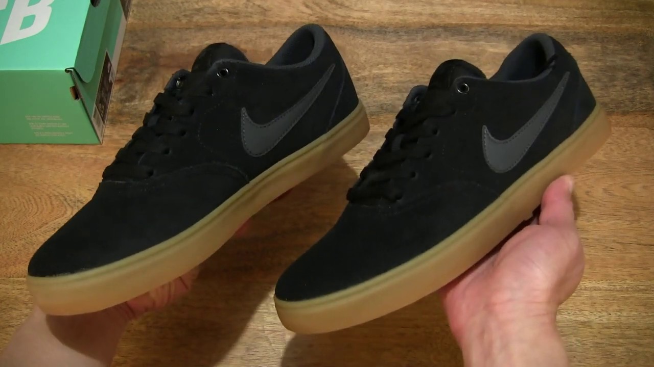 nike sb check solar black gum