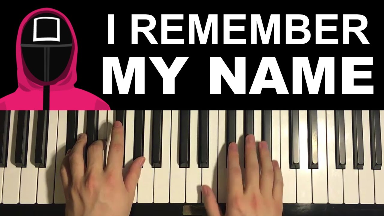 Squid Game - I Remember My Name (Piano Tutorial Lesson)