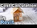 Cost Calculation in Revit with Material Takeoff