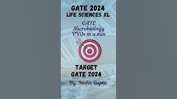 GATE Questions in a min 🥇 || part 5 #GATE #Life Sciences  #Crackgate #ytshorts #shorts #CSIR #DBT