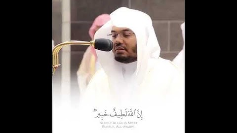 ماتيسر من سورة(لقمان) للشيخ ياسر الدوسرى