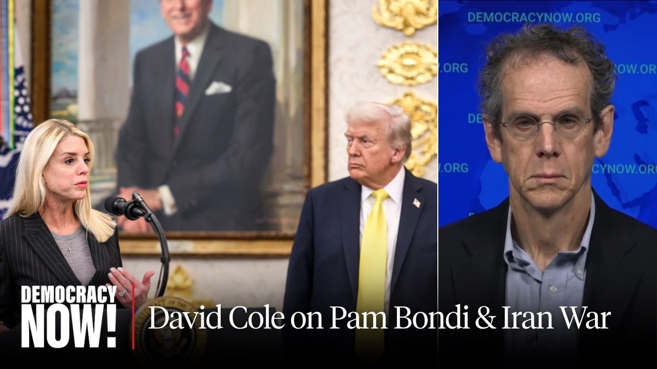 Pam Bondi Fired as AG Despite Never Saying No to Trump: Law Prof. David Cole