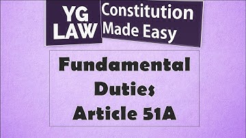 Trick to Remember Fundamental Duties - Constitution of India