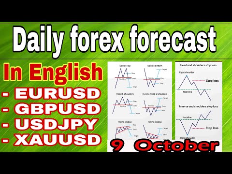 (9  october )  daily forex forecast    EURUSD / GBPUSD / USDJPY / GOLD | forex trading | English