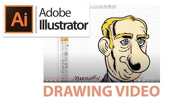Wacom Featured Artist: Cartoon Man Vector Inking – Adobe Illustrator