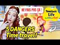 5 DANGERS 😱 dans TOMODACHI LIFE LIVINGTHE DREAM : TIME TRAVEL  #tomodachilife