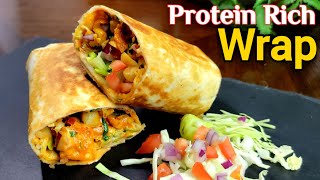 Protein Rich Chickpea Wrap Recipe