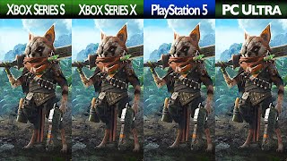 Biomutant Next-Gen Patch - Xbox Series X|S / PS5 / PC - Graphics & FPS & Power Comparison