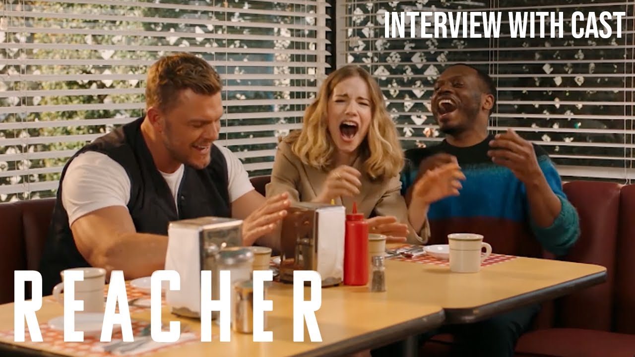 Reacher Interview W Alan Ritchson Malcolm Goodwin And Willa 