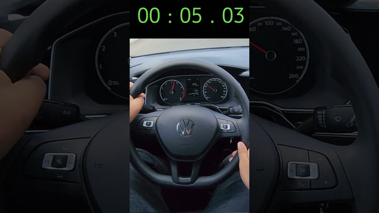 Teste de 0 a 100km/h Polo track 2025 no etanol! Foi bem ?