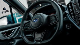How To Install Subaru WRX (2022-2023) Carbon Fiber Steering Wheel Trim- FSPE/Dyna