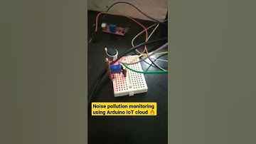Iot based Noise pollution monitoring using Arduino IoT cloud #shorts #shortsvideo