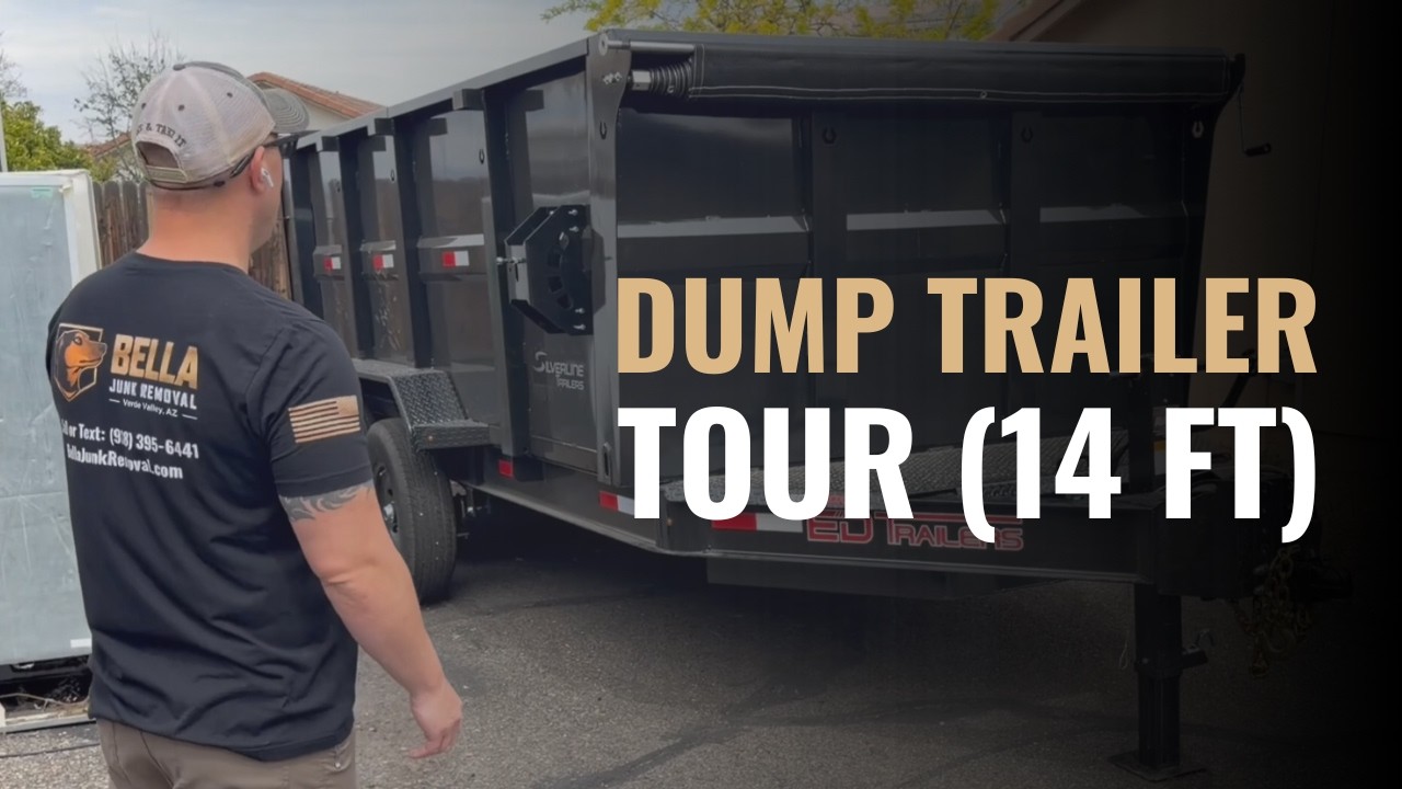 Dump Trailer Tour | Our New Junk Removal Setup for the Verde Valley ...