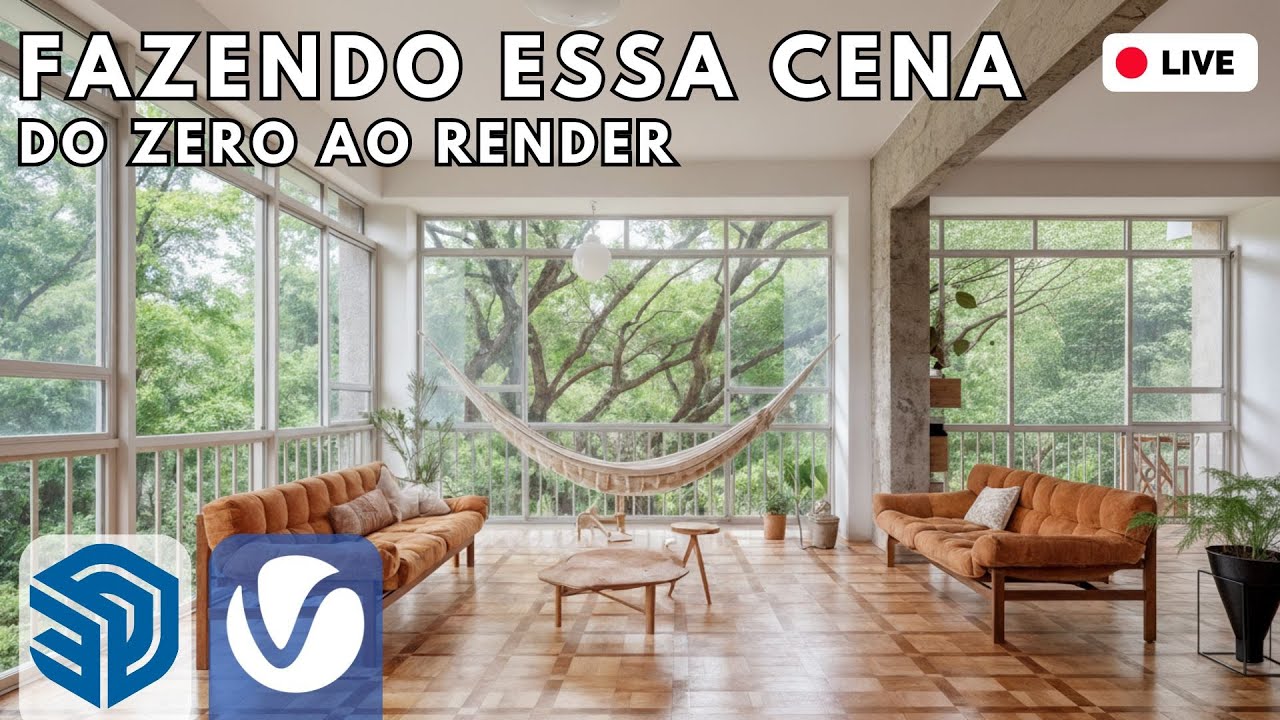Fazendo essa Cena do Zero com Sketchup e Vray - Passo a Passo - YouTube