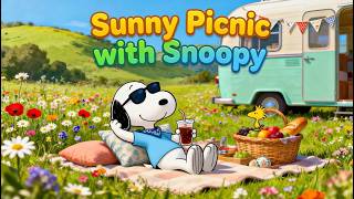 Snoopy’s Sunny Spring Picnic 🌼☀️ Chill Lofi Beats for Relax, Study & Happy Summer Vibes