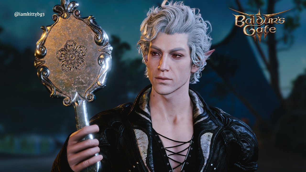 Calling Astarion Old but Beautiful - Mirror Scene w/ Free Camera | BG3