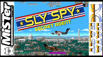 Sly Spy - Secret Agent (MiSTer FPGA - Data East - Jotego) 1440p 60fps