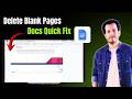 How To Delete Blank or Extra Page in Google Docs | Step-by-Step
