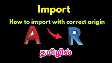 Autocad to Revit architecture -Import autocad file inb tamil-civil tamil