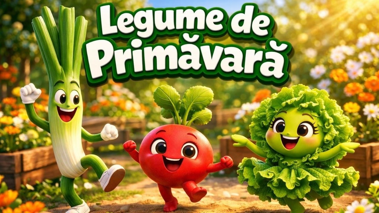 🧅 Dansul Legumelor 🥬 | 🥕 Legume de Primăvară 🎶 | 🥗 Cântece de grădiniță pentru copii ⭐❤️🎶TraLaPici