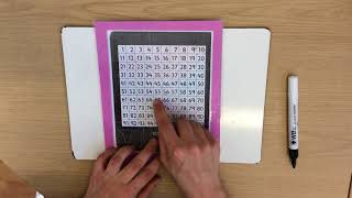 Subtraction Using a Hundred Square